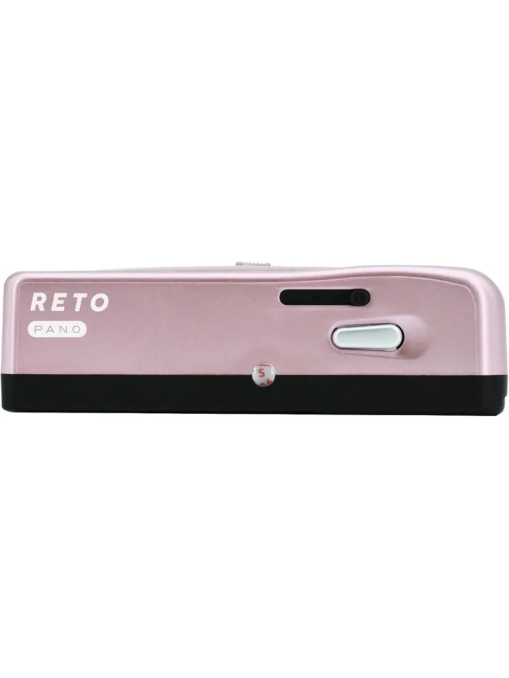 35mm Film Camera with 22mm Wide Lens, Panorama & Cinematic Modes - Metallic Pink